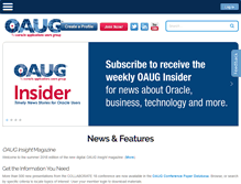 Tablet Screenshot of oaug.org