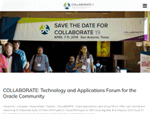 Tablet Screenshot of collaborate.oaug.org