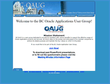 Tablet Screenshot of bcoaug.oaug.org
